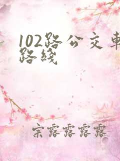102路公交车路线 102路公交车路线
