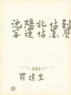 沈阳北站到sk客运站怎么走