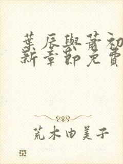 叶辰与萧初然最新章节免费阅读