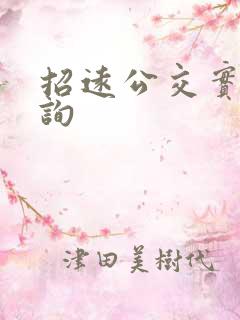 招远公交实时查询