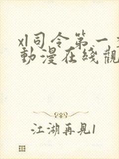 xl司令第一季动漫在线观看免费真人