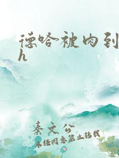 德哈被肉到失禁h