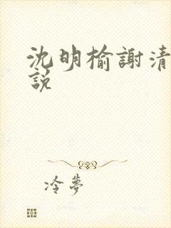 沈明榆谢清央小说