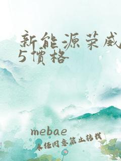 新能源荣威ei5价格