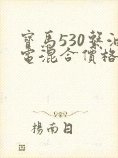 宝马530系油电混合价格