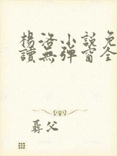 杨洛小说免费阅读无弹窗全文