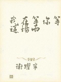 我在等你等下完这场雨