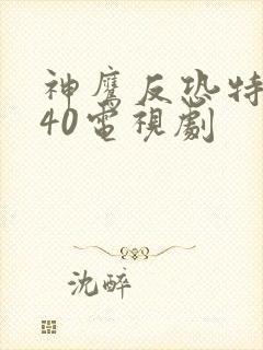 神鹰反恐特战队40电视剧