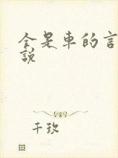 全是车的言情小说