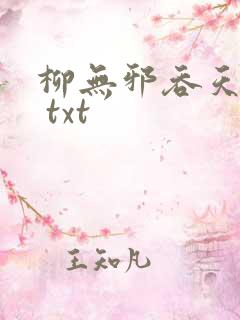 柳无邪吞天神鼎 txt