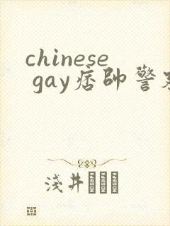 chinese gay痞帅警察gv
