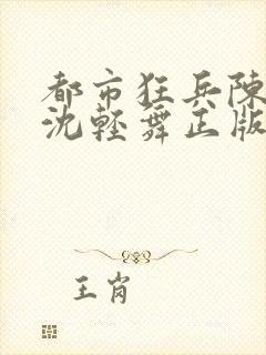 都市狂兵陈六何沈轻舞正版