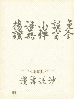 杨洛小说免费阅读无弹窗全文