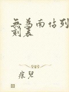 无为南站列车时刻表