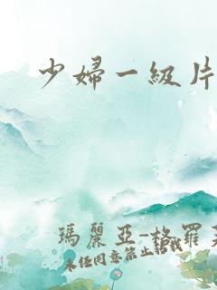 少妇一级片高潮