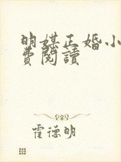 明媒正婚小说免费阅读
