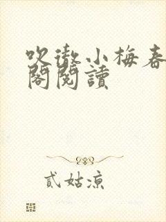吹彻小梅春笔趣阁阅读