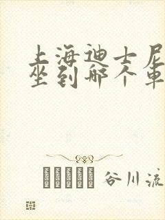 上海迪士尼动车坐到哪个车站 上海迪士尼动车坐到哪个车站