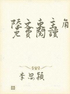 陆文东主角小说免费阅读