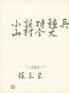 小说特种兵王在山村全文