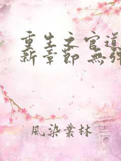 重生之官道 最新章节 无弹窗