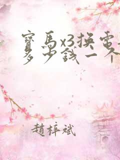 宝马x3换电瓶多少钱一个