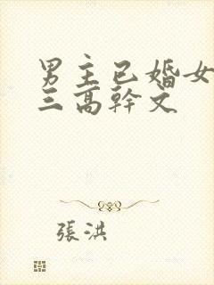 男主已婚女主小三高干文