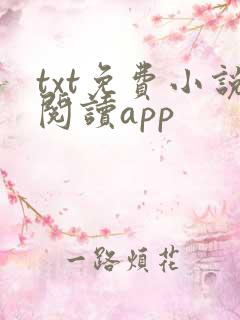 txt免费小说阅读app
