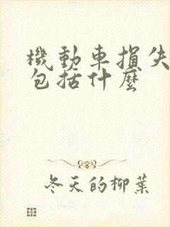 机动车损失保险包括什么 机动车损失保险包括什么