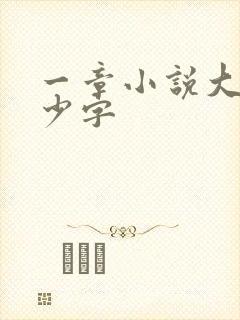 一章小说大概多少字 一章小说大概多少字