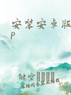 安装安卓版app