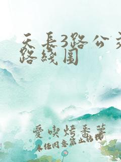 天长3路公交车路线图 天长3路公交车路线图
