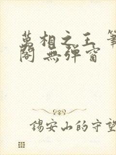 万相之王 笔趣阁 无弹窗