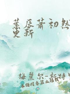叶辰萧初然最快更新 叶辰萧初然最快更新