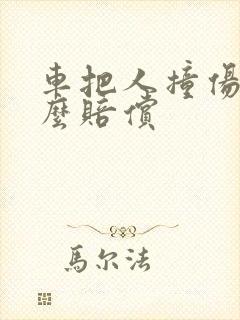 车把人撞伤了怎么赔偿