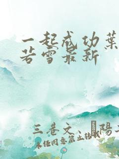 一起成功叶凡唐若雪最新