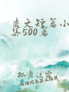 爽文短篇小说合集500篇