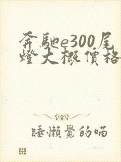 奔驰e300尾灯大概价格多少钱