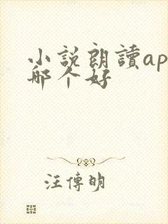 小说朗读app哪个好