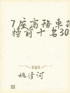 7座商务车排行榜前十名30万左右