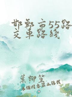 邯郸市55路公交车路线