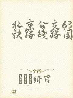 北京公交631快路线路图