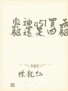 奥迪q5l买两驱还是四驱