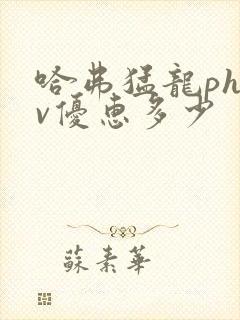 哈弗猛龙phev优惠多少
