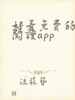 好看免费的小说阅读app