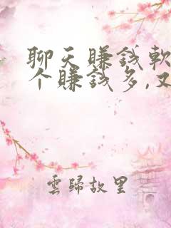 聊天赚钱软件哪个赚钱多,又安全