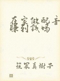 在家做配音可以赚到钱吗