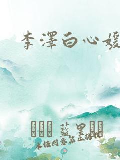 李泽白心媛小说