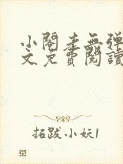 小阁老无弹窗全文免费阅读笔趣阁