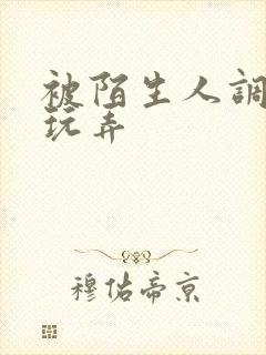 被陌生人调教h玩弄
